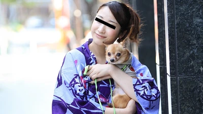 Natural daughter 082423_01 Pick up a beautiful woman in a yukata who loves dogs while walking her dog! Rei Sasaki