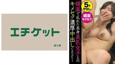 媚薬で乱れた長身美乳女子とのキメセク濃厚中出し CASE.1