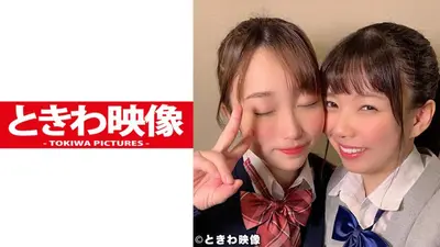 超仲良しビッチひかり＆しずく2人組J〇の生チン奪い合い中出し円光動画その2