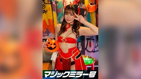 逆魔镜涩谷万圣节版「不想看cosplay女孩绫野的SEX现场吗？不知道有一大群人在注视着她，大胆地展示了她的超级高潮！」