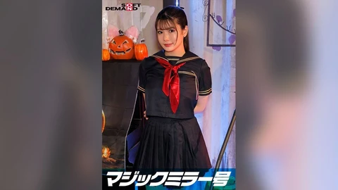 逆魔镜涩谷万圣节版「不想看Cosplay少女小樱的SEX现场吗？不知道有一大群人在注视着她，大胆地秀出超高潮！」