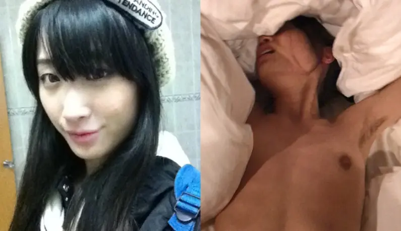 Ai Zhengnong, a pretty young girl with a high profile, was secretly filmed having sex and leaked out. Part 9, You hugged a pillow and half-hided her face~ She occasionally blocked her male partner from filming!!
