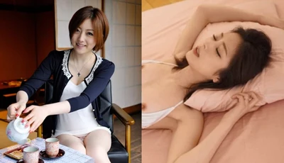 [Japan] Haneda Ai leaks out without censorship!! Both her hole and mouth are filled with love juice~❤