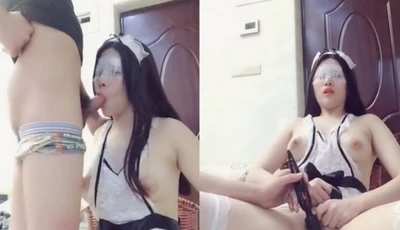 ｢主人我不乖~快用你的大J8來懲罰我！｣女僕偷懶被抓包~只求被綁起來屌打一波!!