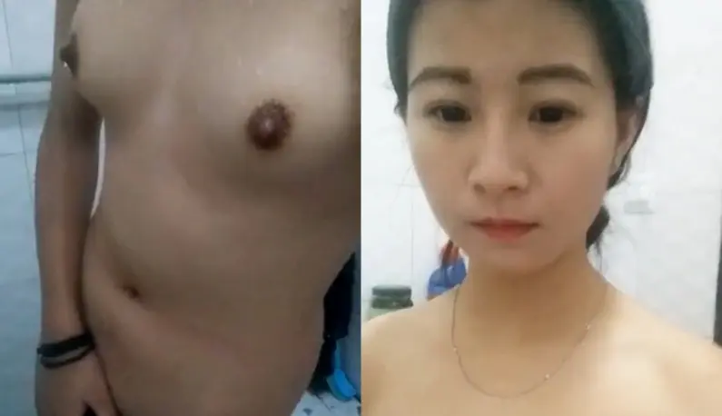 Jiao Ru couldn't pay back the money she owed, so she had to pay it naked~ She took a selfie of her pornographic video and used it as collateral for her creditor~