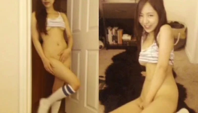 [Korea] Hot girl anchor plays with her pussy~The roommate next door can’t scream too loud~