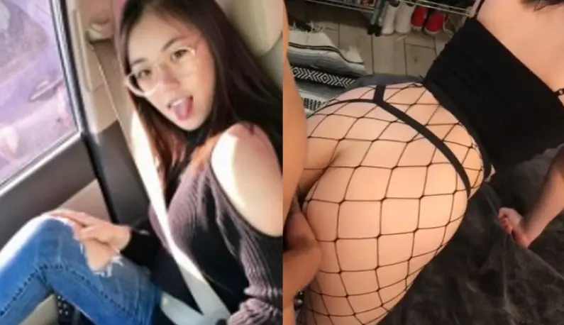 The sexy Chinese girl dressed so sexy that her boyfriend couldn't stand it!! He saw her pussy and fucked her right away without any foreplay!!