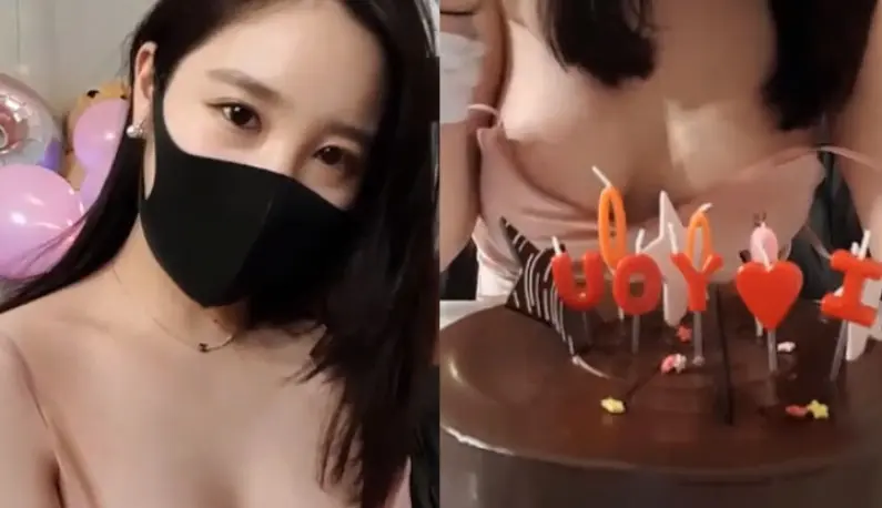 [Korea] Happy birthday~I said to myself~My breasts are wet~Daddy is shaking~