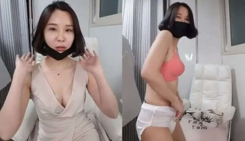 [Korea] A pretty lady shows off her cleavage~My brother is full of fantasies about beautiful breasts!