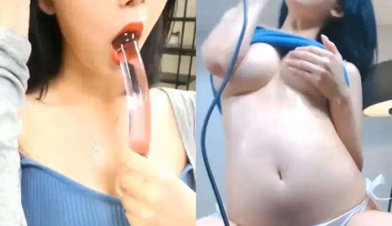 [韓國] 水晶棒棒的魅力，粉嫩美乳濕濕的…讓哥哥想舔！