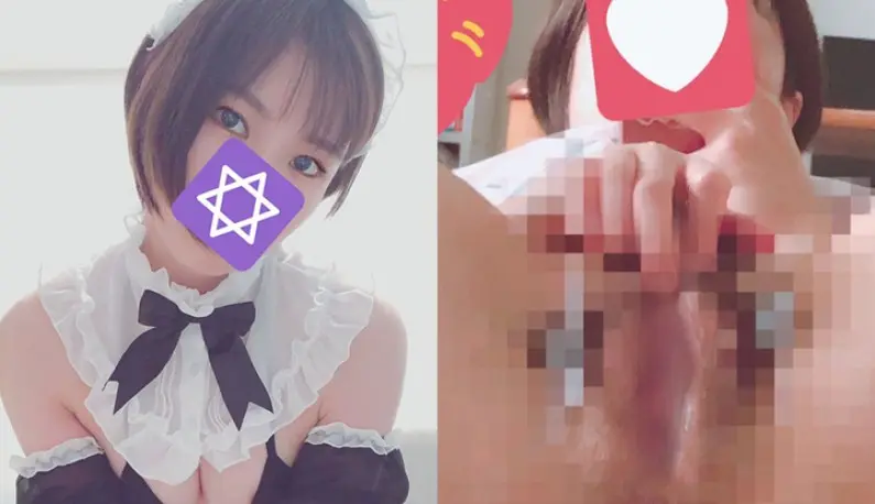 [Japan] A pretty girl with short hair took a selfie while no one was home to check if her sister is pink