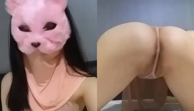 [South Korea] The cute pink bear is actually a slut~ Wearing it like this makes people think wildly!