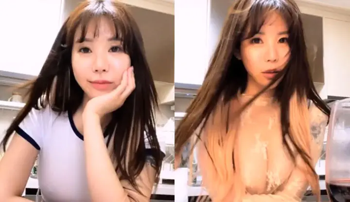 [韩国] 性感蕾丝装上衣有穿跟没穿一样～若隐若现最为性感！