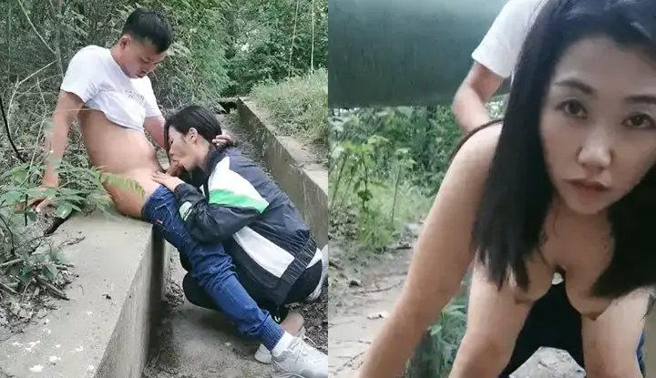 The fat-breasted mature woman went on an outing with Xiao Wang during the holidays, and they were looking for a place to go wild!