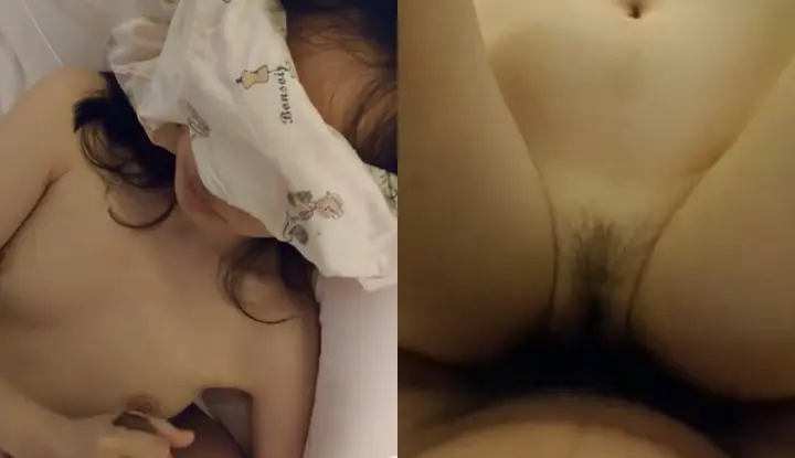 A newlywed couple’s honeymoon sex selfie was leaked, and the blindfolded sex was even more interesting~