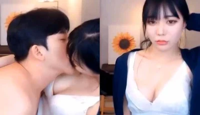 [韓國] 俊男美女直播秀～舔舔美乳的浪漫氛圍真享受