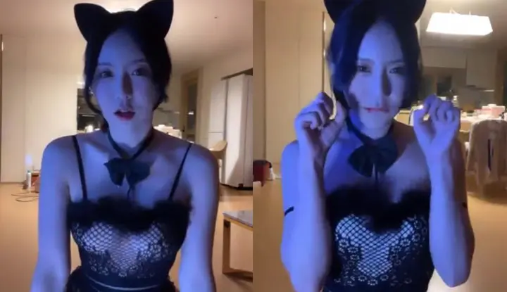 [韓國] 美女今天扮演性感小騷貓～快帶回家用肉棒訓服這隻貓