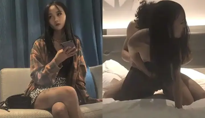 "91 Mr. Shen" asked a slender and cool girl to have sex, but she didn't expect that she would become so horny after going to bed~