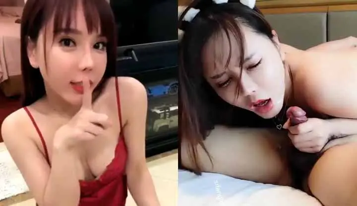 The hot busty goddess Ai Xiaoqing is recently playing with the hottie's crotch and having a deep throat fuck.