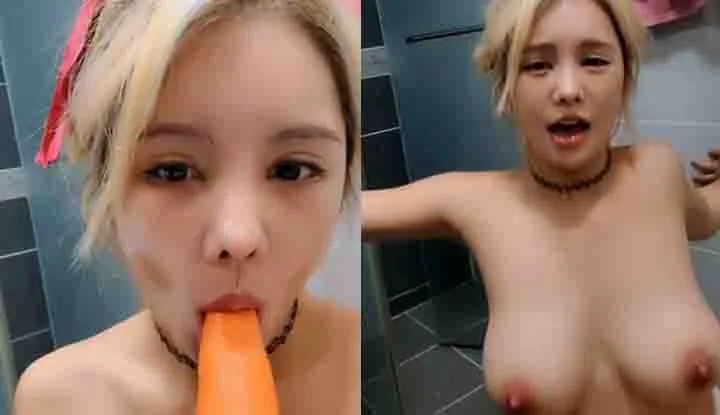 [Korea] Eating carrots hurts your eyes ~ but looking at beautiful breasts shaking can take better care of your eyes