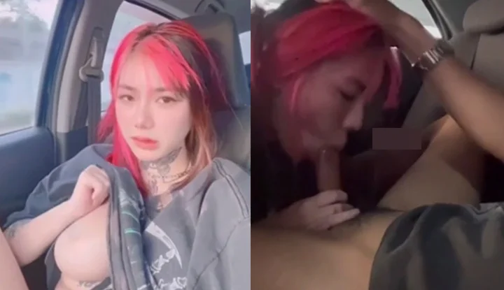 [泰国] 漂亮泰国妹妹在车上发骚～就被男友带到停车场中出了