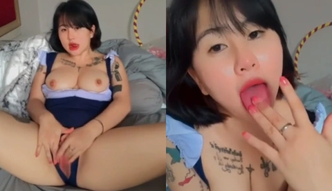 [Thailand] Want to know what sex water tastes like? Let the busty girl touch her and then tell you