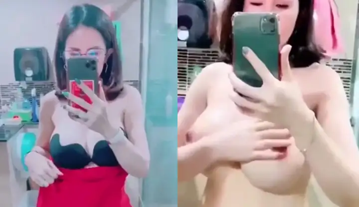 [Thailand] Take off your clothes one by one, the big-breasted slut takes off her clothes one by one during video chat with her boyfriend