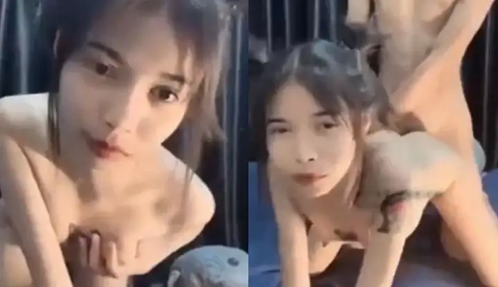 [Thailand] Hot girls love blowing cocks. She can lick the big cock hard and then insert it into her back hole and push it all the way~