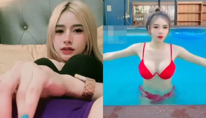 [Thailand] Twitter busty god Mintchy1911 teases her pussy and rubs her big breasts compilation