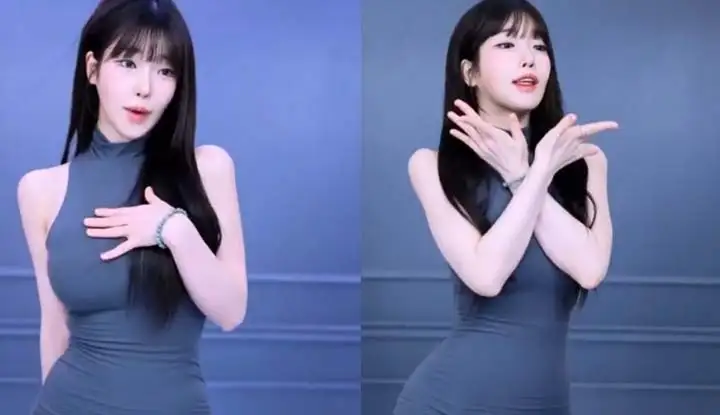 [South Korea] The elegant lady with long hair ~ the front and back are so sexy and generous, she dances hotly and asks for attention