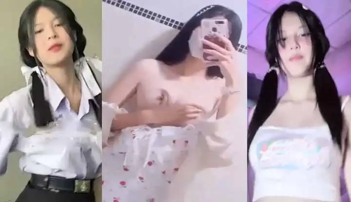 [Thailand] Sexy school girl danced hard, but her sexy selfie was leaked