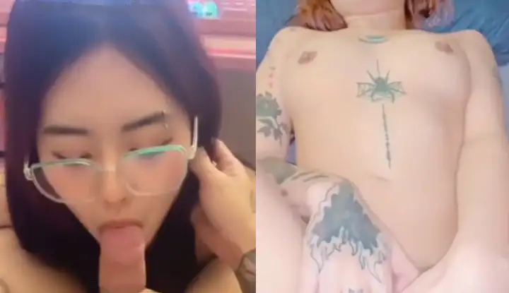 [Thailand] Super cute Douyin celebrity, her mouth is stuffed with a big cock!