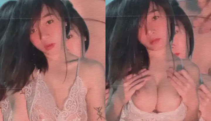 [Thailand] Nunial_22 girl pretends to be innocent, revealing her sexy breasts, so tempting