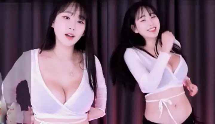 [Korea] Beautiful anchor Halle, dancing with sexy big breasts