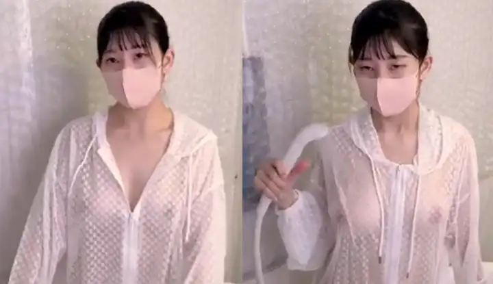 [Japan] Let’s face off on “wetness”! "Sakura Girl Trying on Clothes and She Turns Transparent" All Oppa Styles Are Exposed!