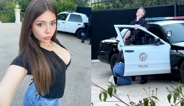 [Europe and America] Real memes? Busty Latina Internet celebrity "Katiana Kay" was arrested by the police for "kneeling in the street and having oral sex" video leaked?