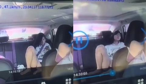 女乘客搭計程車竟看片自慰，開腿自摸當自己家！