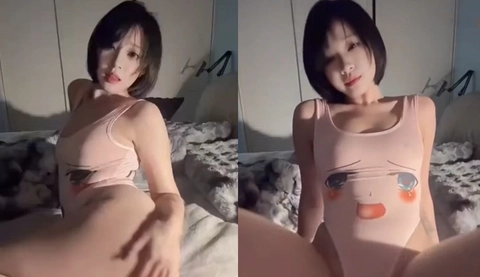 A private large-scale video of the 2 million-follow Tik Tok celebrity "Goose Goose" has been leaked! Sexy buttocks on the bed